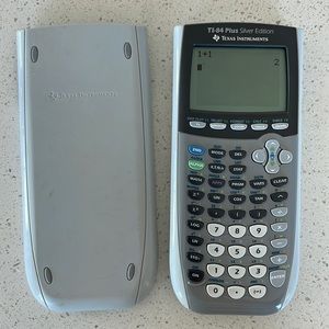 Ti-84 plus silver edition calculator - no cables